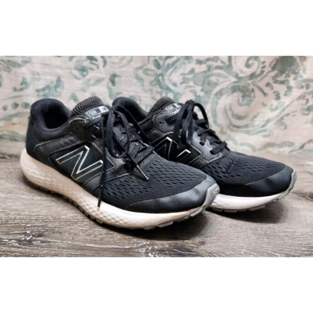 New Balance 520 W520LB8 Womens Black Lace Up Running Shoes Size US 8